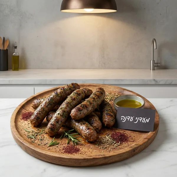 נקניקי כבש מתובלים